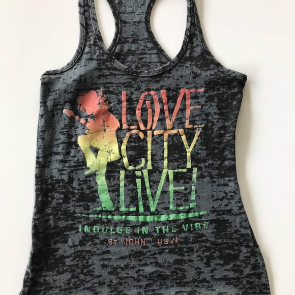 Love City Live Black/charcoal tank, S - Picture 8 of 11